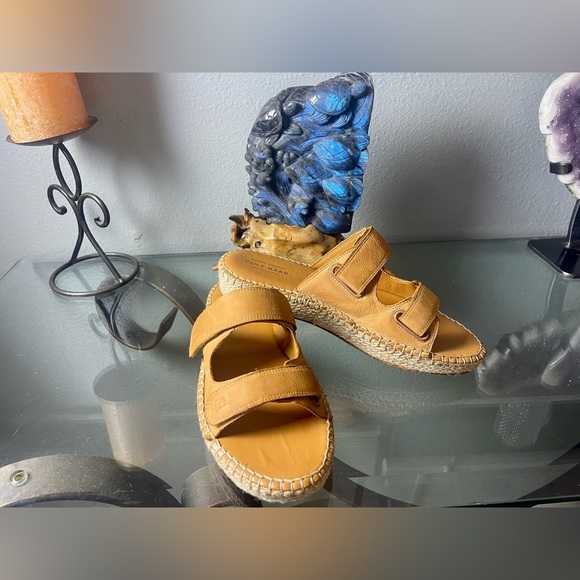 Cole Haan womens Cloudfeel Espadrille Slide Espadrille Wedge Sandal - Picture 2 of 14